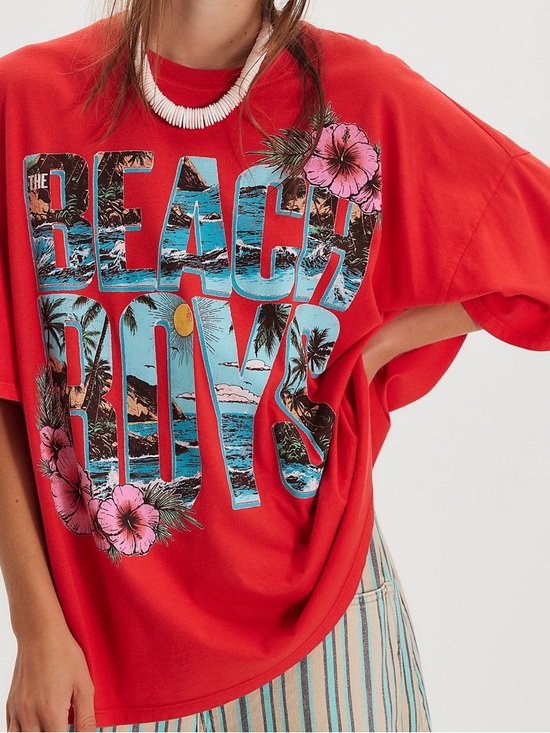 Daydreamer Tops - Daydreamer Beach Boys Topic Stack Tee